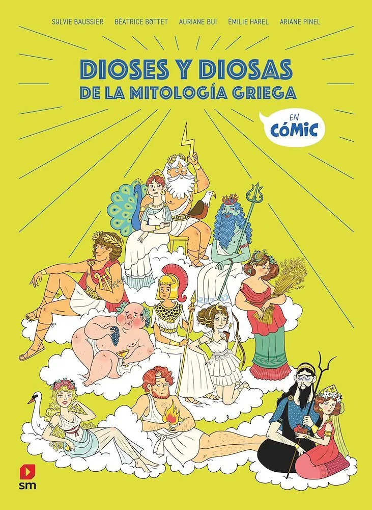 Dioses y diosas de la mitología griega en cómic