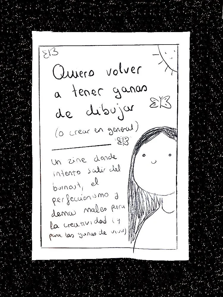 Quiero volver a tener ganas de dibujar (Autoedición)