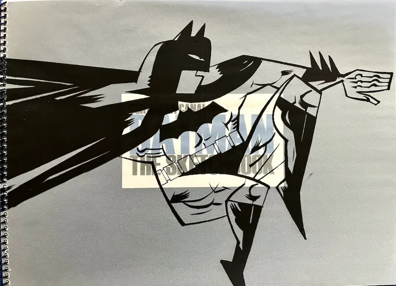 Cortinilla Canal + Batman - The Sketchbook (Autoedición)