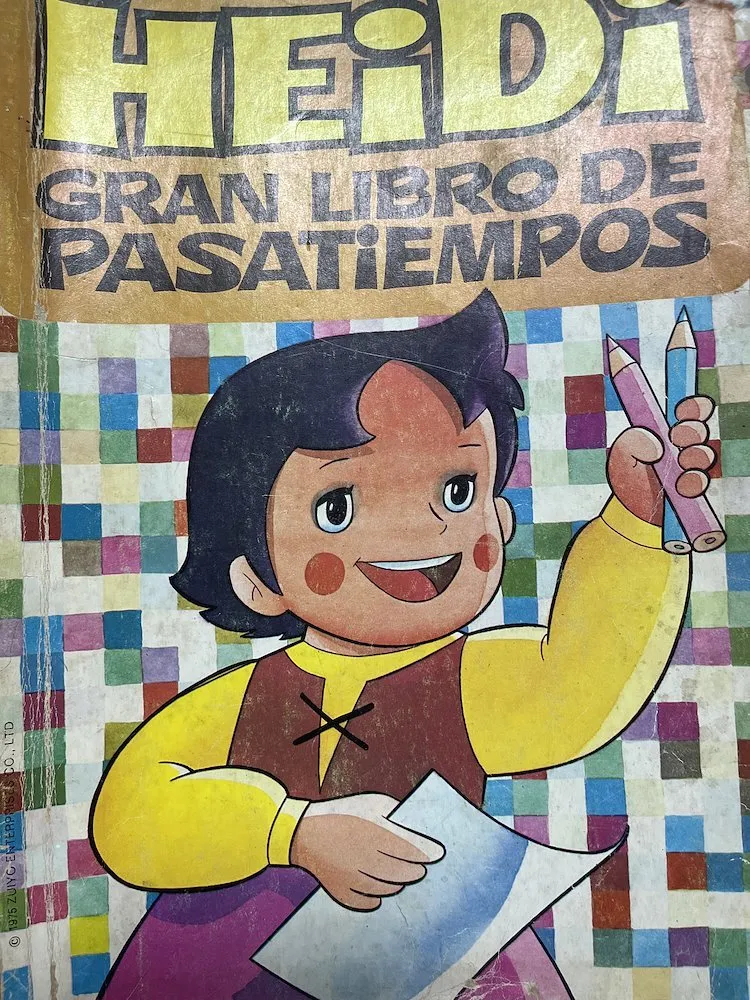 Heidi, gran libro de pasatiempos