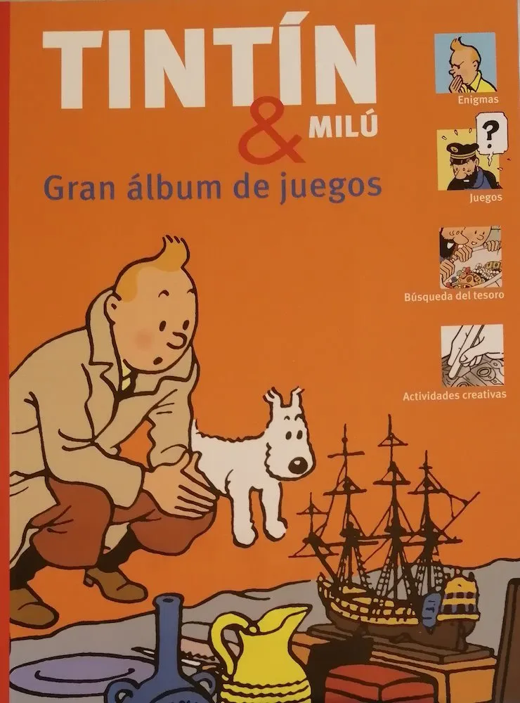 Tintín y Milú. Gran álbum de juegos