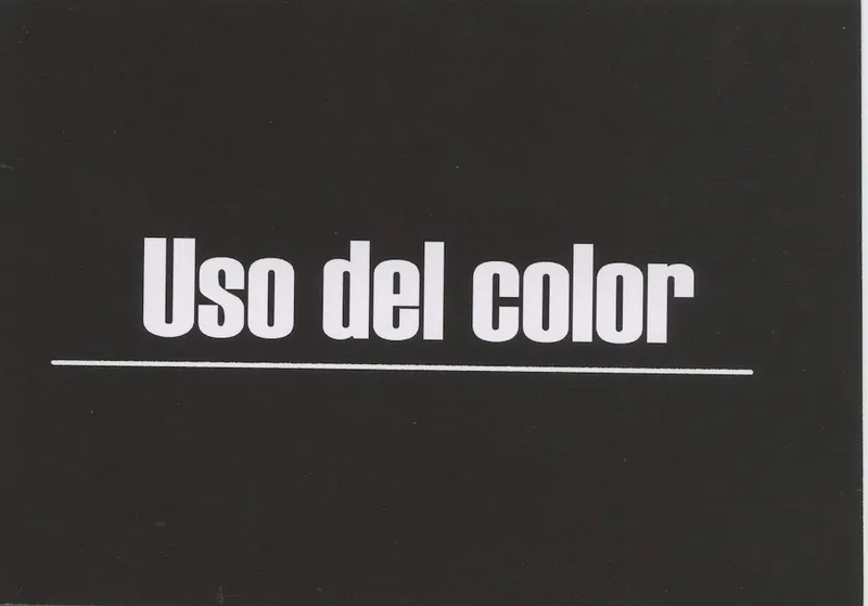 Uso del color (Autoedición)