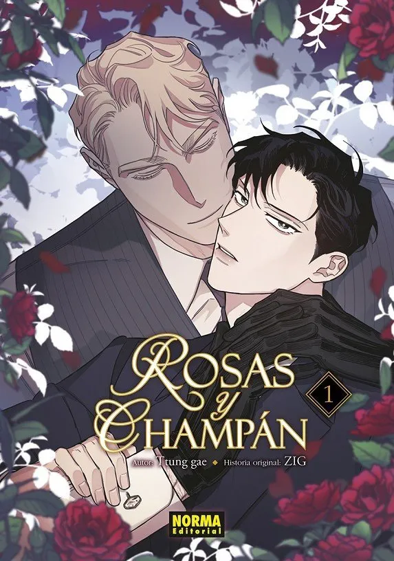 Rosas y champán