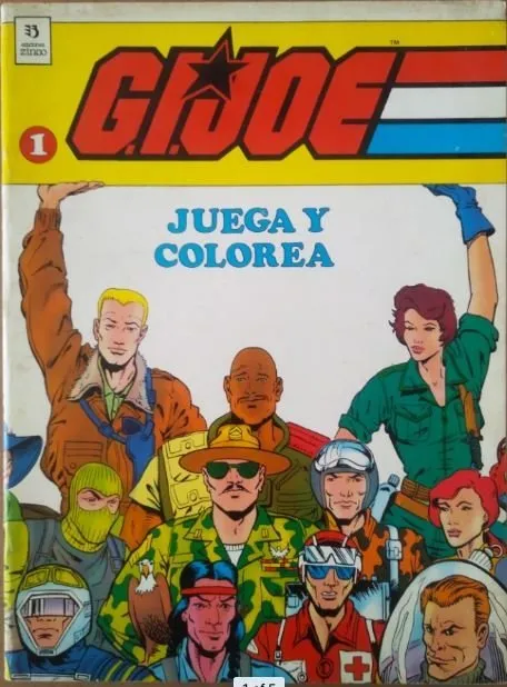 G.I.Joe juega y colorea
