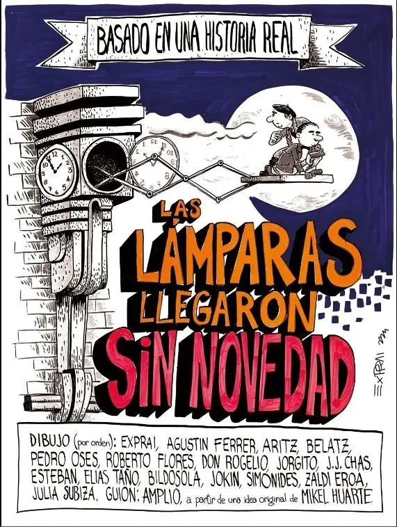 Las lámparas llegaron sin novedad