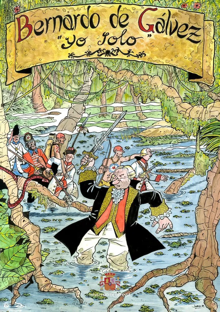 Bernardo de Gálvez. "Yo solo"