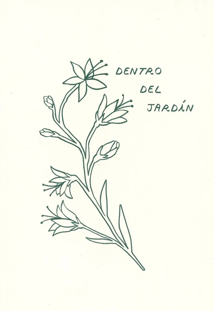 Dentro del jardín (Autoedición)