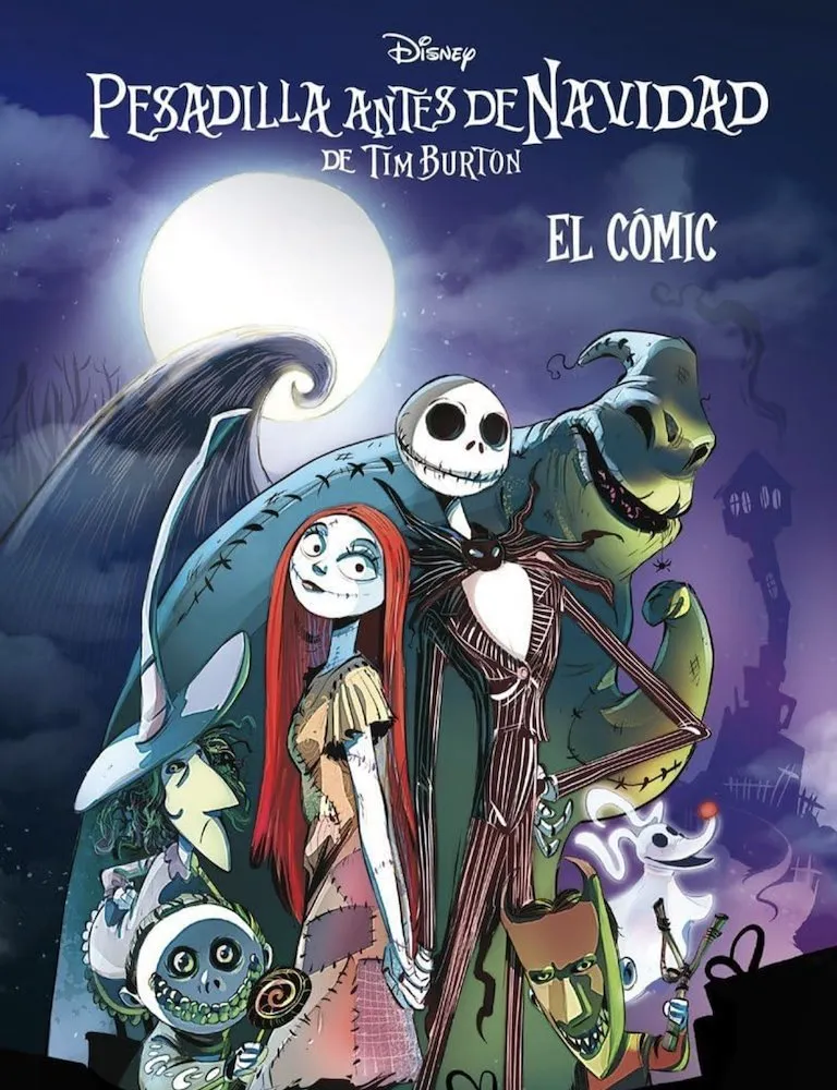 Pesadilla antes de Navidad de Tïm Burton. El cómic
