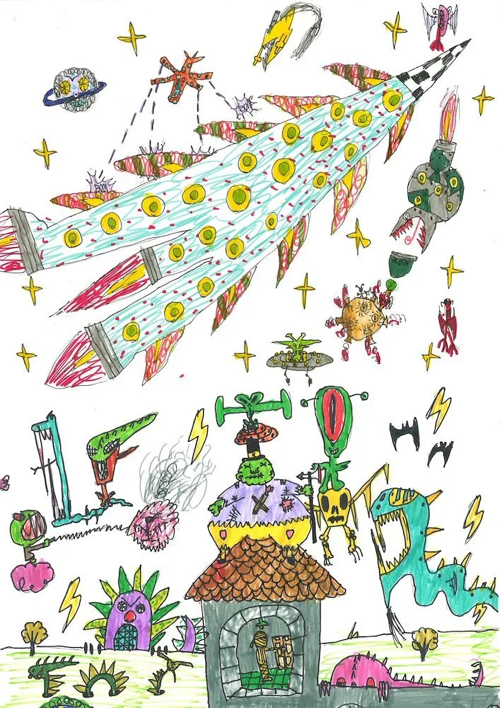 2003-2006. Algunos cuelgues, dibujos y tebeos de cuando David G.L. tenía entre 8 y 11 años (Taza de 