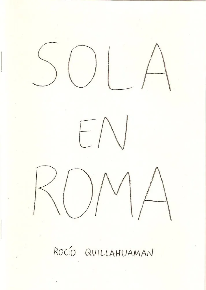 Sola en Roma (Autoedición)