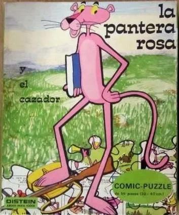 La pantera rosa comic-puzzle