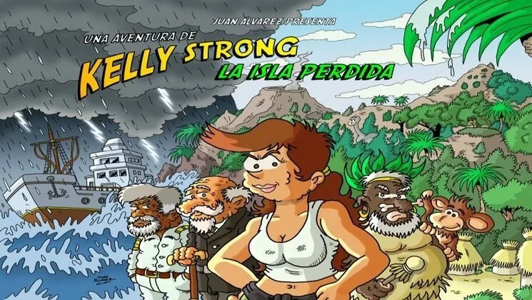 Una Aventura de Kelly Strong - La isla perdida.