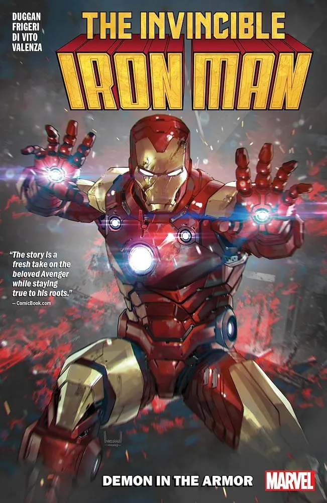 Iron Man de Gerry Duggan y Juan Frigeri. Marvel Deluxe
