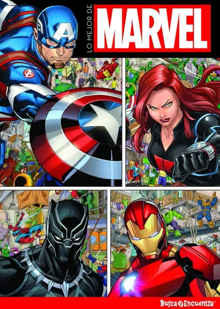 Lo mejor de Marvel. Busca y encuentra
