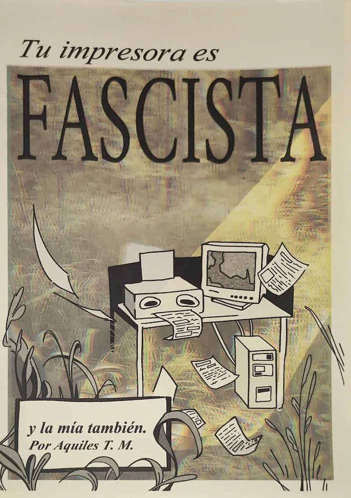 Tu impresora es fascista