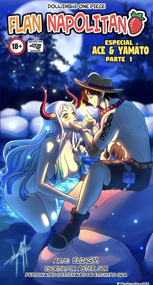 Flan Napolitano Especial Ace x Yamato One Piece